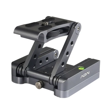 

Quick Release Portable Aluminum Alloy Tripod Head Tilt Z Type Photography Adjustable Studio Slider Rail Foldable Camera Bracket