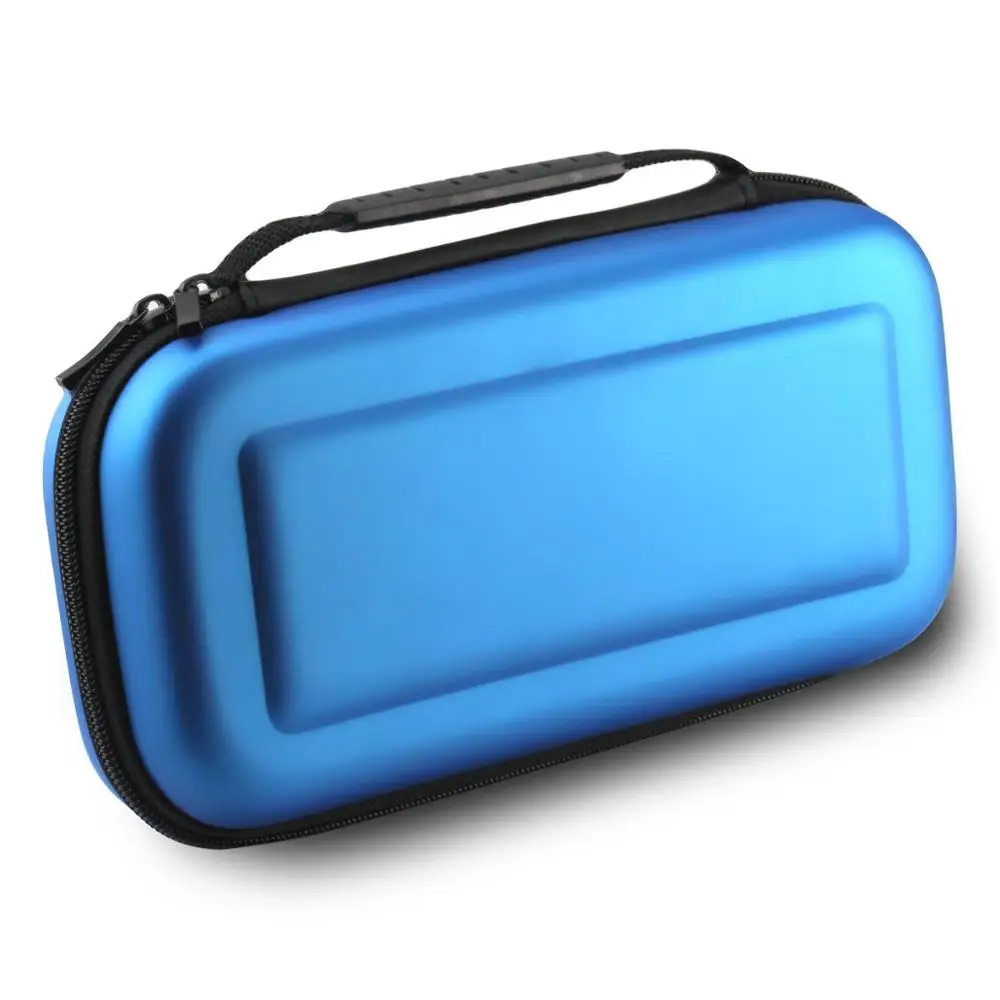 XRHYY жесткий чехол для переноски, Дорожный чехол для nintendo Switch Lite& Console игра EVA Traveler Deluxe, жесткий чехол для путешествий - Цвет: Blue