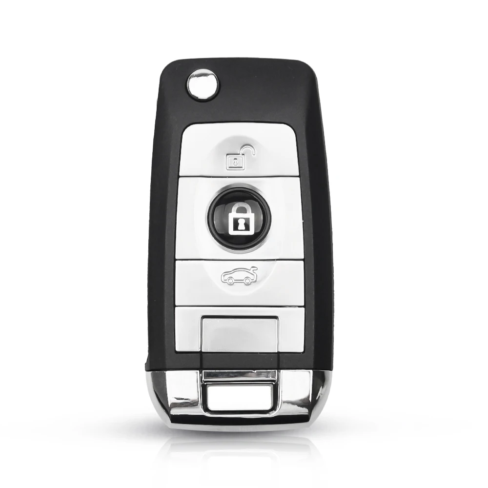 KEYYOU 3 кнопки модифицированный складной Автомобильный ключ откидная оболочка ключа дистанционного управления Fob чехол для Ford Focus Fiesta C-Max S-Max Ka Mondeo Galaxy