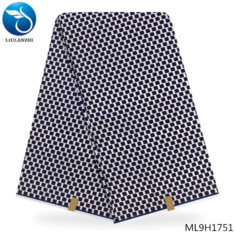ML9H1751 LIULANZHI африканская голландская Ткань Горячая голландская печать восковой ткани голландский воск батик Ткань 6 ярдов африканская Анкара ткань ML9H1701-ML9H1727 - Цвет: ML9H1751