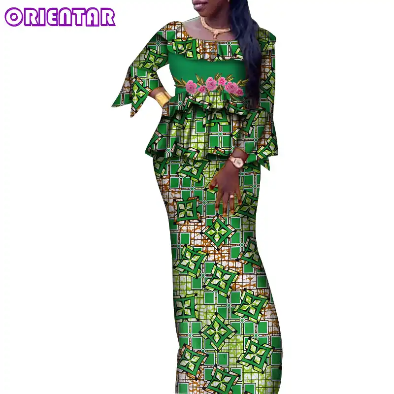 african wear for mother and daughter