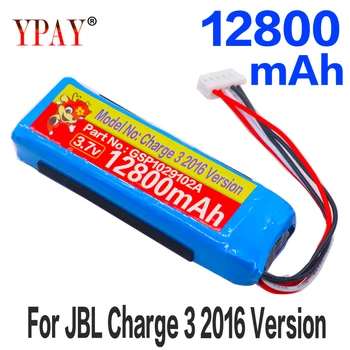 

High capacity 12800mAh GSP1029102A Battery for JBL Charge 3 2016 Version please check the place of 2 red wires
