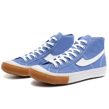 

Spring Handmade Vulcanized Student Sneakers Outdoor Trekking Training Climbing Camping Jog Lovers' Board Canvas Men Women Shoes