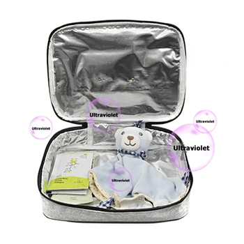 

Portable UV Disinfection Box Household UVC Sterilizer Box Ultraviolet LED Light Sterilization Cabinet Phone Jewelry Cleaner