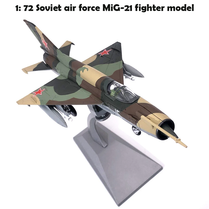 1 72 Air Mig 21 Fighter Model Display Alloy Helicopter Car Aliexpress