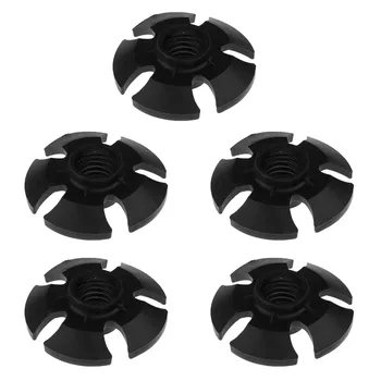 

5pcs Outdoor Hiking Pole Snowflake Basket Walking Stick End Cap Trekking Cane Crutch End Tip Protection Gear Outdoors