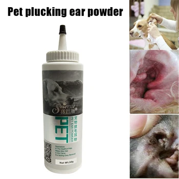 

Newly Useful Pet Ear Powder Health Care Easy to Remove Ear Hair Cleaning for Dogs Cats VA88