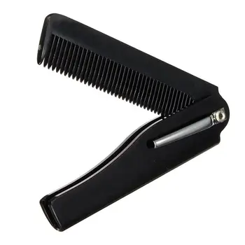 

Foldable Comb Folding Pocket Clip Hair Moustache Beard Comb Fashion Men Women Handmade Massage Hair Brush