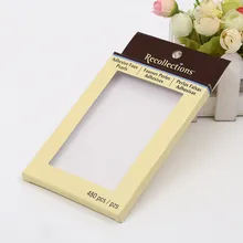 Белая коробка с ручкой ПВХ окно для ребенка упаковка для одежды на заказ картонные подарочные коробки с прозрачным окном- DH10227