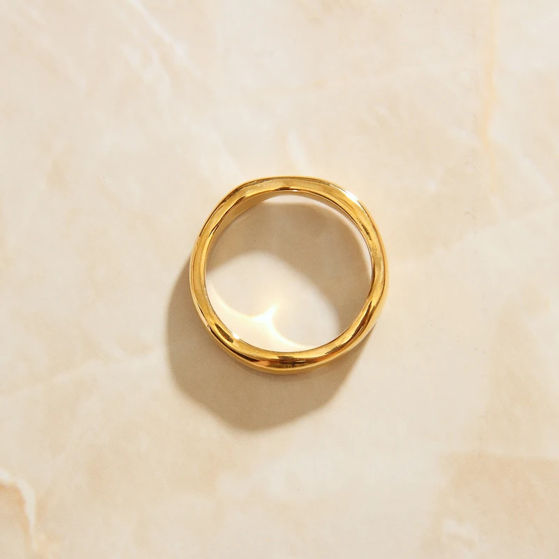 18KGP Gold plated Gentlewoman Joint Knuckle Rings Geometric Minimalism,finger ring