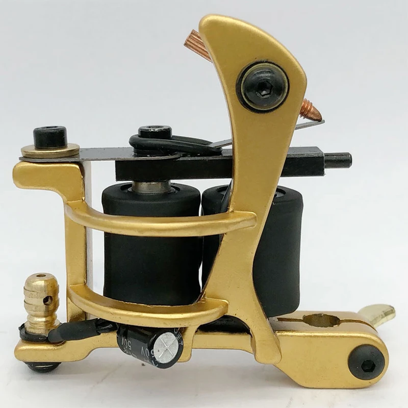 5 цветов Профессиональные катушки татуировки машина 10 основы катушки чугунные ручной работы татуировки пистолеты машина для Liner Shader