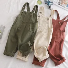 Рост 80-100 см, новинка года, Осенний хлопковый комбинезон для маленьких мальчиков, боди для маленьких девочек, комбинезон для маленьких девочек, детские штаны