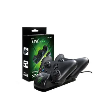 

Xbox One/One X/One S Controller Charger Dual Slot High Speed Docking/Charging Station 2 x 1000mAh Rechargeable Battery