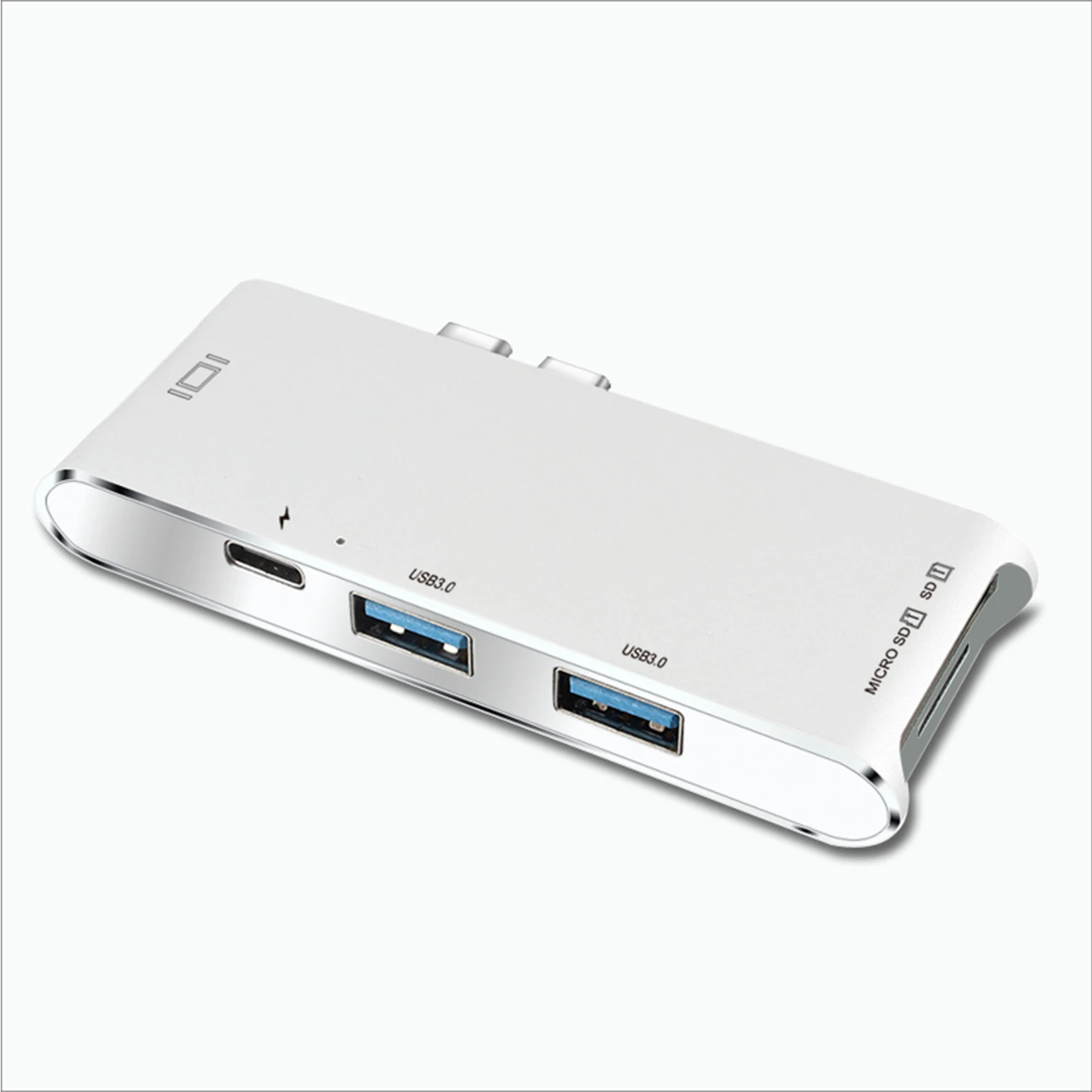 YC204 алюминиевый сплав type-C концентратор USB 3,0 type-C 4K видео HD выход TF кардридер usb-c концентратор адаптер для Apple MacBook