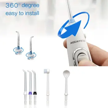 

Professional Water Flosser, White Electric Oral Irrigator Whitens Teeth Gently And Removes Teeth Stains Without Bleach X7JA