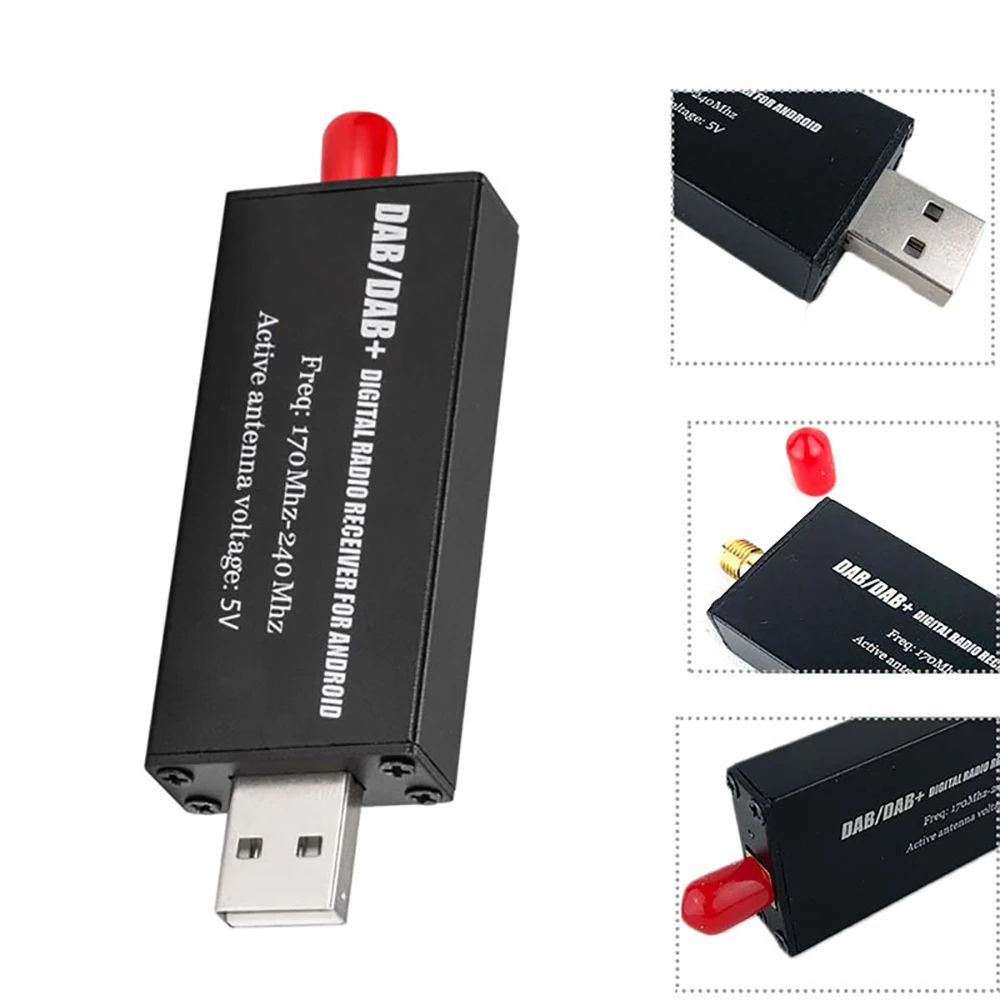 VicTsing Универсальный DAB радио приемник DAB+ коробка USB радио антенна Тернер цифровой вещания с антенна SMA для Android Автомобильный плеер