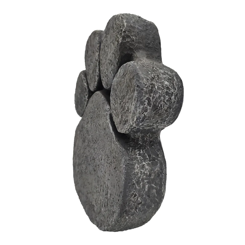 Personalized Pet Dog Memorial Stones-Dog Paw Prints Pet Grave Markers-Sympathy Gift for Loss of Pet-Engraved Any Message