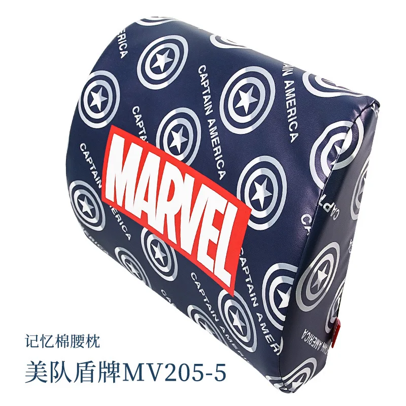 Подушка для автомобиля Marvel Tournure, подушка для поддержки талии, подушка для поддержки поясницы, автомобильная пена памяти, Мультяшные милые автомобильные принадлежности, подушка под поясницу