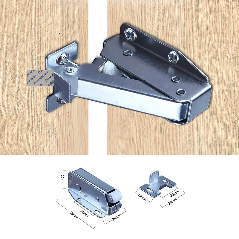 10pcs Lot Steel Nylon Roller Touch Latch Loft Door Catch Hatch