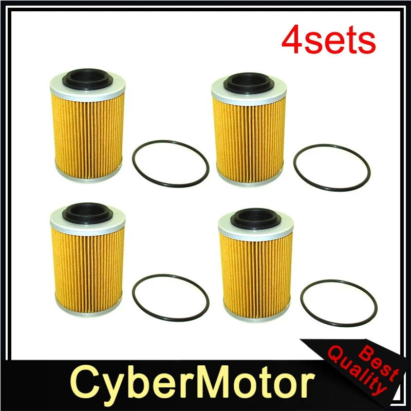 4x Oil Filter For Can Am Maverick Max 1000R X3 Sea Doo Spark Replace