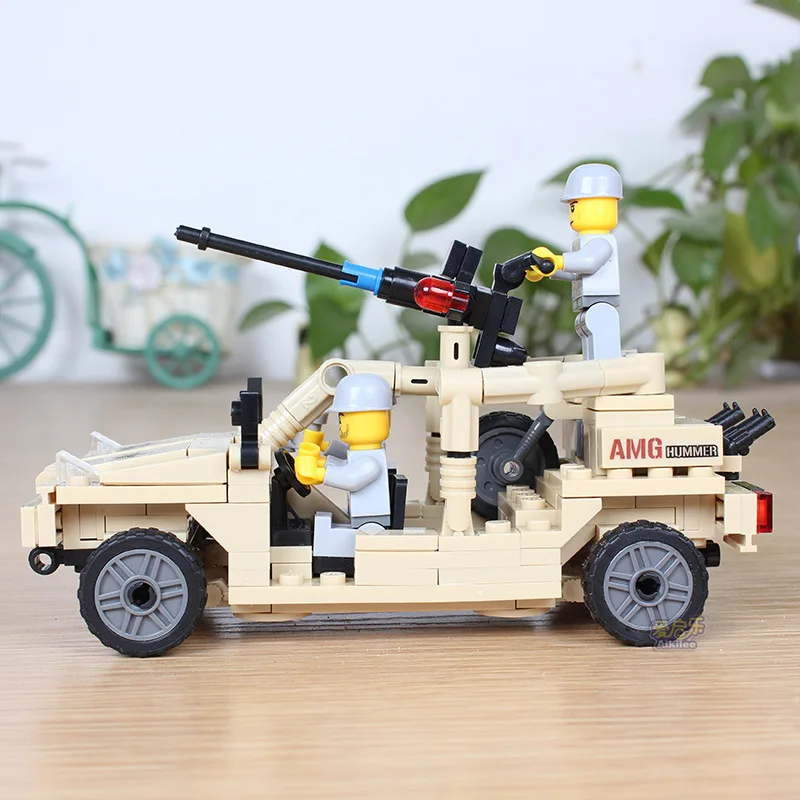 

KAZI Building Blocks Assembled Children'S Educational Toy Boy 6-8-10-12-Year-Old Military Model Birthday Gift 82004