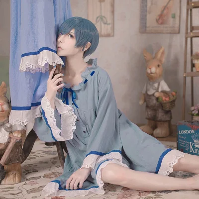 Оригинальный Аниме Черный дворецкий Ciel Phantomhive Childe Милая Ночная рубашка
