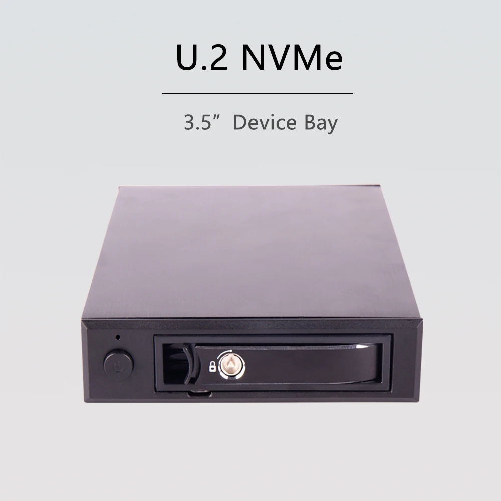 

Uneatop 2,5 " U.2 NVMe Горячая 15 мм жесткий диск Корпус SSD мобильный стеллаж 3,5" Bay