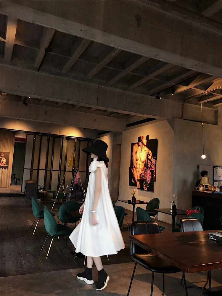 WHITNEY WANG Summe модная уличная одежда дизайнерский стиль 3D Роза Цветочные плечи Плиссированное Платье женское Повседневное платье большого размера