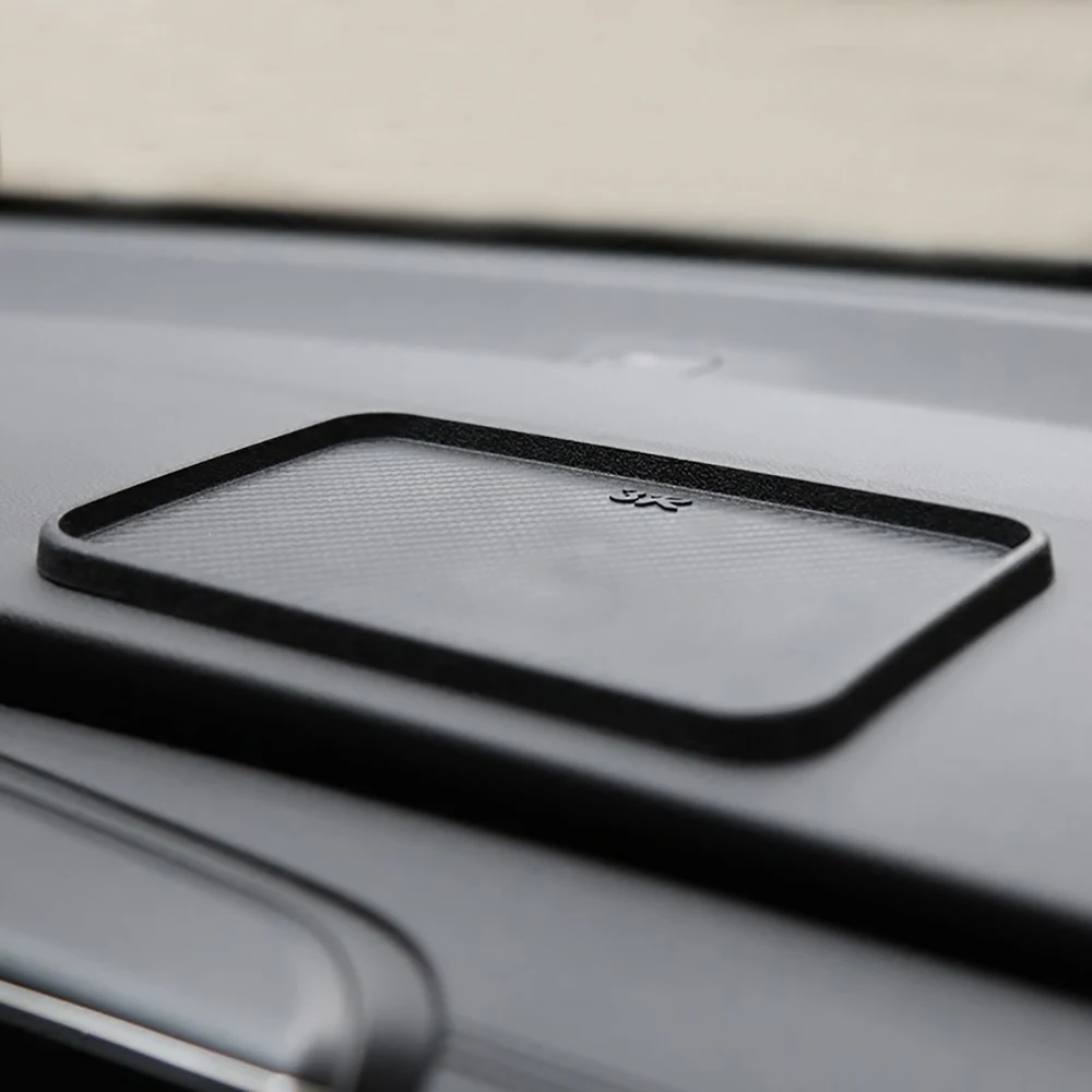 20*12.5cm PU Carbon Fiber Pattern Car Phone Holder Anti-slip Mat Automobiles Interior Dashboard Sticky Pad Cushion Accessories car non slip mat non slip mat car dashboard mat non slip dash mat dash adhesive holder dashboard phone holder dash phone holder