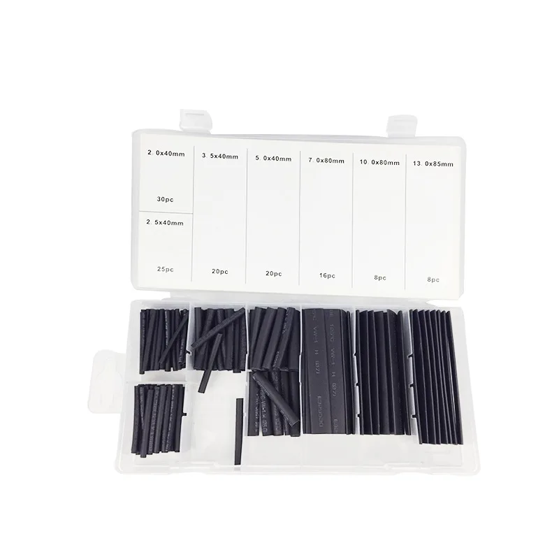 Heat Shrink Wrapped Shrinking 127Pcs Insulation Sleeving Thermal Casing Car Electrical Cable Tube Kit | Инструменты
