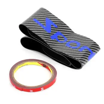 

Exterior Accessories number plate Universal Rear Trunk Plate Guard Sticker Car Rear Bumper Trim Anti-Scratch Protector