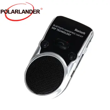 

Wireless Bluetooth Sun Visor Clip Bluetooth Car Kit Handsfree With Car Charger Speakerphone For iPhone