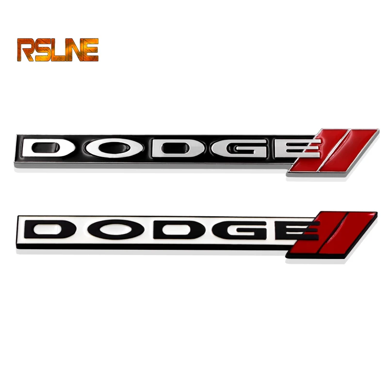 

3D Metal Car Auto Sticker Emblem Badge For Dodge Challenger RAM 1500 Charger Avenger Caliber Dart Nitro Car styling Accessories