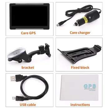 

Durable 8Gb Memory Card High-Accuracy Touch-Screen High-Sensitivity Receiver Module 7" Tft Lcd Display Gps Navigation