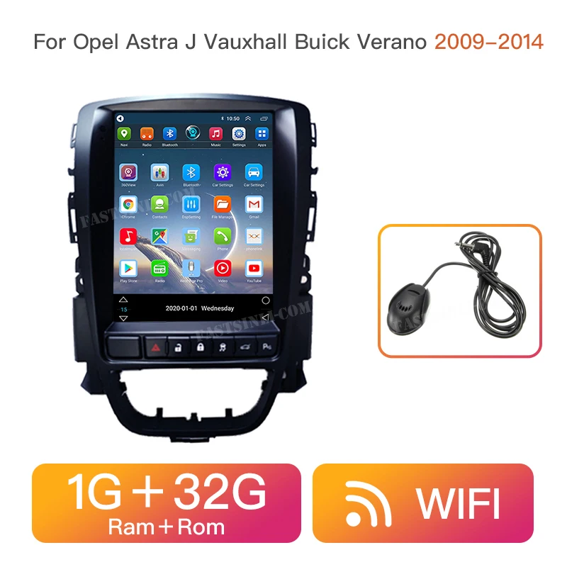 Для Opel Astra J Vauxhall Buick Verano Tesla screen Teslastyle android CarRadio мультимедийный видеоплеер