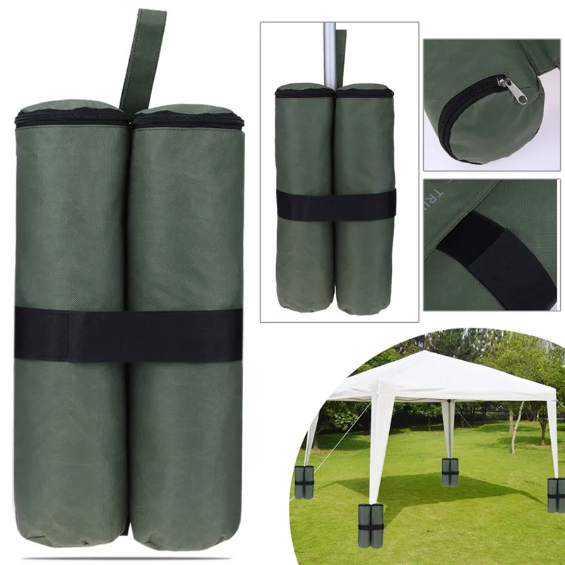 

4Pcs Canopy Sand Shelter Tent Weight Bag Durable Gazebo Tent Leg Weighted SandBags Pop Up Canopy Tent Foot Sandbags