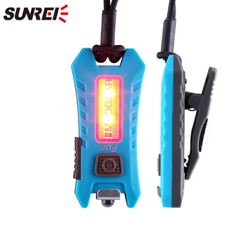 

Sunree multifunctional key light mini charge strong light small flashlight outdoor riding night run led light