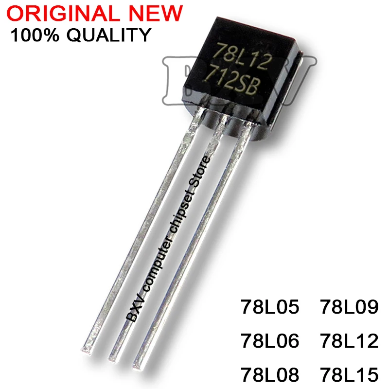 100PCS 78L05 78L06 78L08 78L09 78L12 78L15 TO-92 TO92 Transistor | Электронные компоненты и принадлежности
