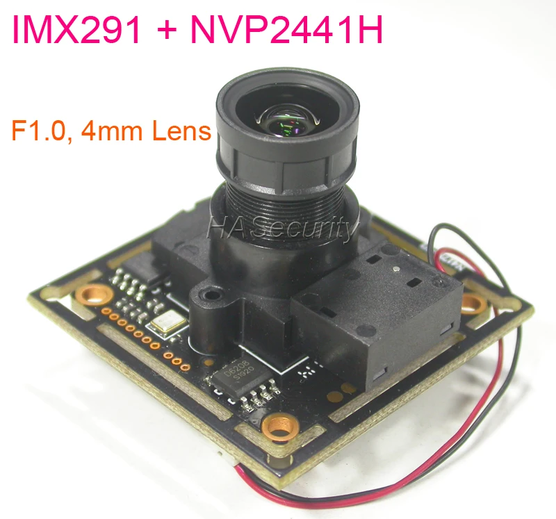 AHD-H (1080P) / CVBS(D1) 1/2.8&quot STARVIS IMX291 CMOS sensor + NVP2441 CCTV camera module PCB board +OSD cable +F1.0 M12 Lens +IRC |