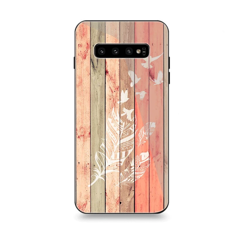 Мобильный чехол для телефона Стекло для samsung A10 A20 A30 A40 A50 A60 A70 S7 край S8 Plus Note 8 9 S10 крышка модные рельсы для поезда