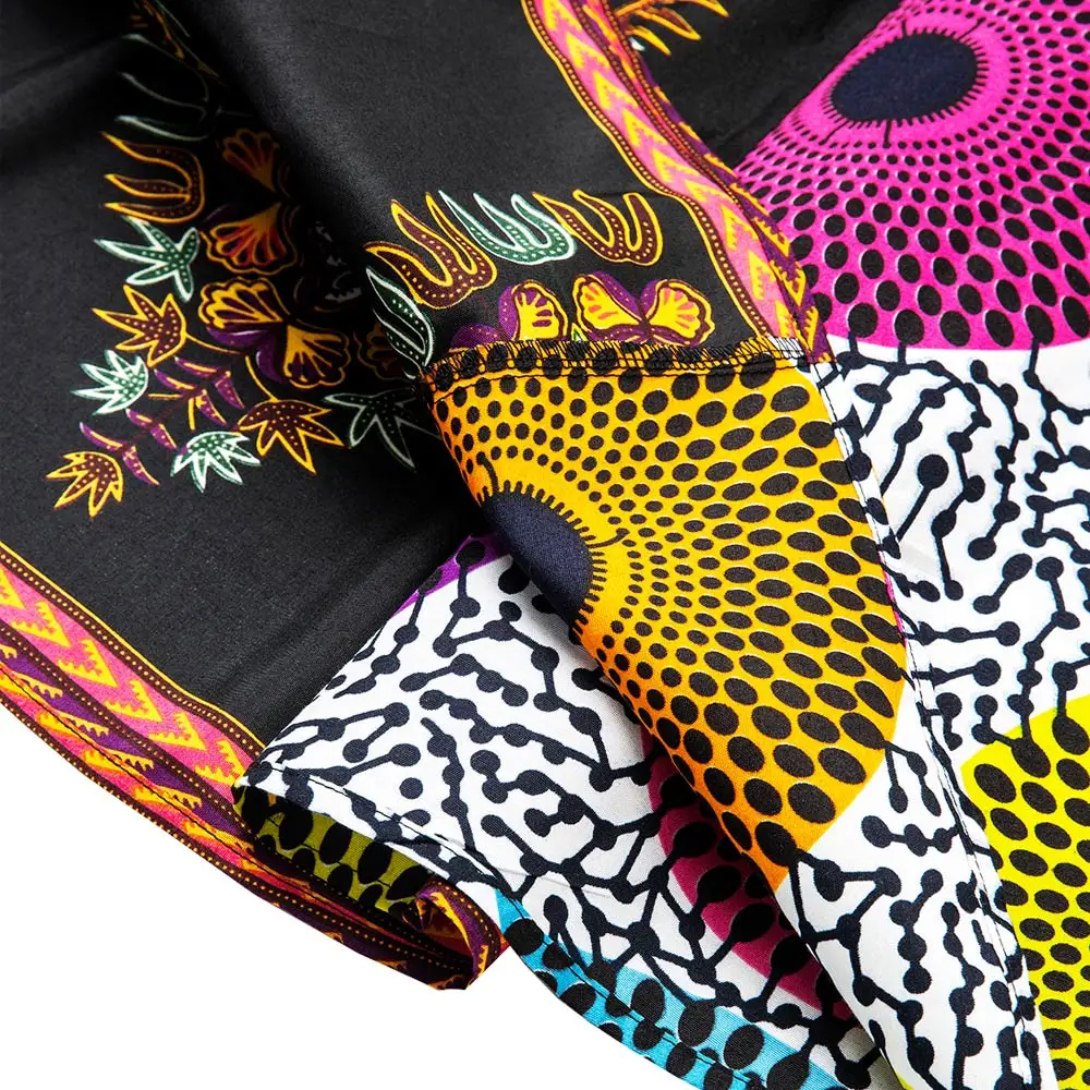 African Clothes for Women Fashion Ankar Circle Print Skirt Waist Elastic Skirt Casual Skirt African Dresses for Women