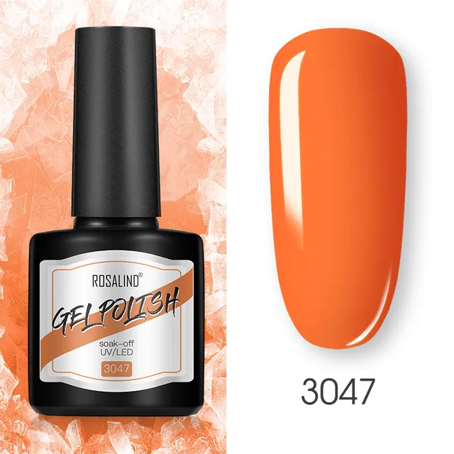 ROSALIND 8ml Gel Nail Polish Shiny Matte Effect Gel Polish For Manicure Nail Art Design Semi Permanent Painting Varnishes Gel RS17-3047