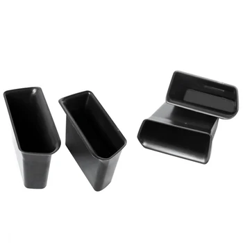 

4Pcs Armrest Container Door Storage Organizer Box Tray Handle Compatible for Atlas 2017 2018