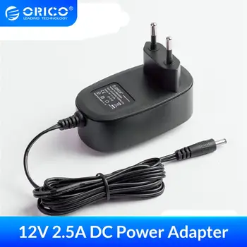 

ORICO DC Adapter 12V 2.5A AC 100-240V 5.5mm Converter Adapter Universal Wall Charger Power Supply EU Plug Power Adapter