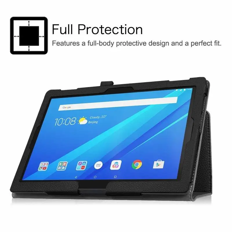 PU кожаный чехол для lenovo Tab 4 10 плюс TB X704F X704N X704L X704 1 &quotTAB4 X304F X304N X304L планшета|Чехлы