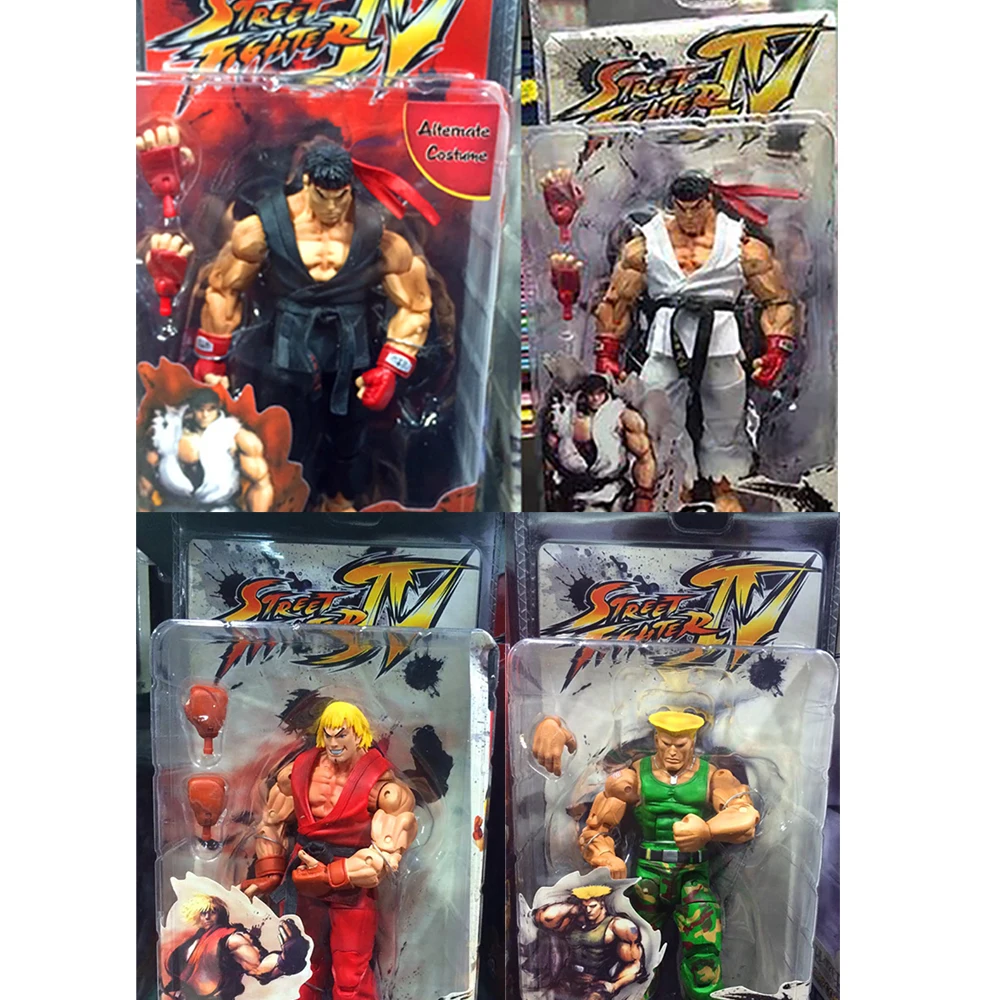 7-дюймовая фигурка NECA Ken Guile Hoshi Ryu из ПВХ игрушечная кукла рождественский подарок |