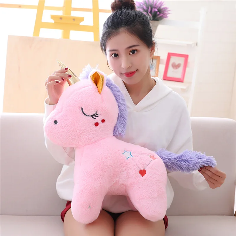 

INS New Style Cartoon Unicorn Doll Dreamy Bringing Good Luck Send Friends Children Doll Boutique Manufacturers Wholesale