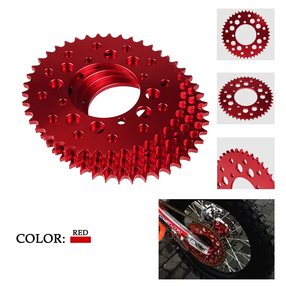 Motorcycle 41T 43T Rear Chain Sprockets For Ktm Honda KAYO CRF KLX TTR