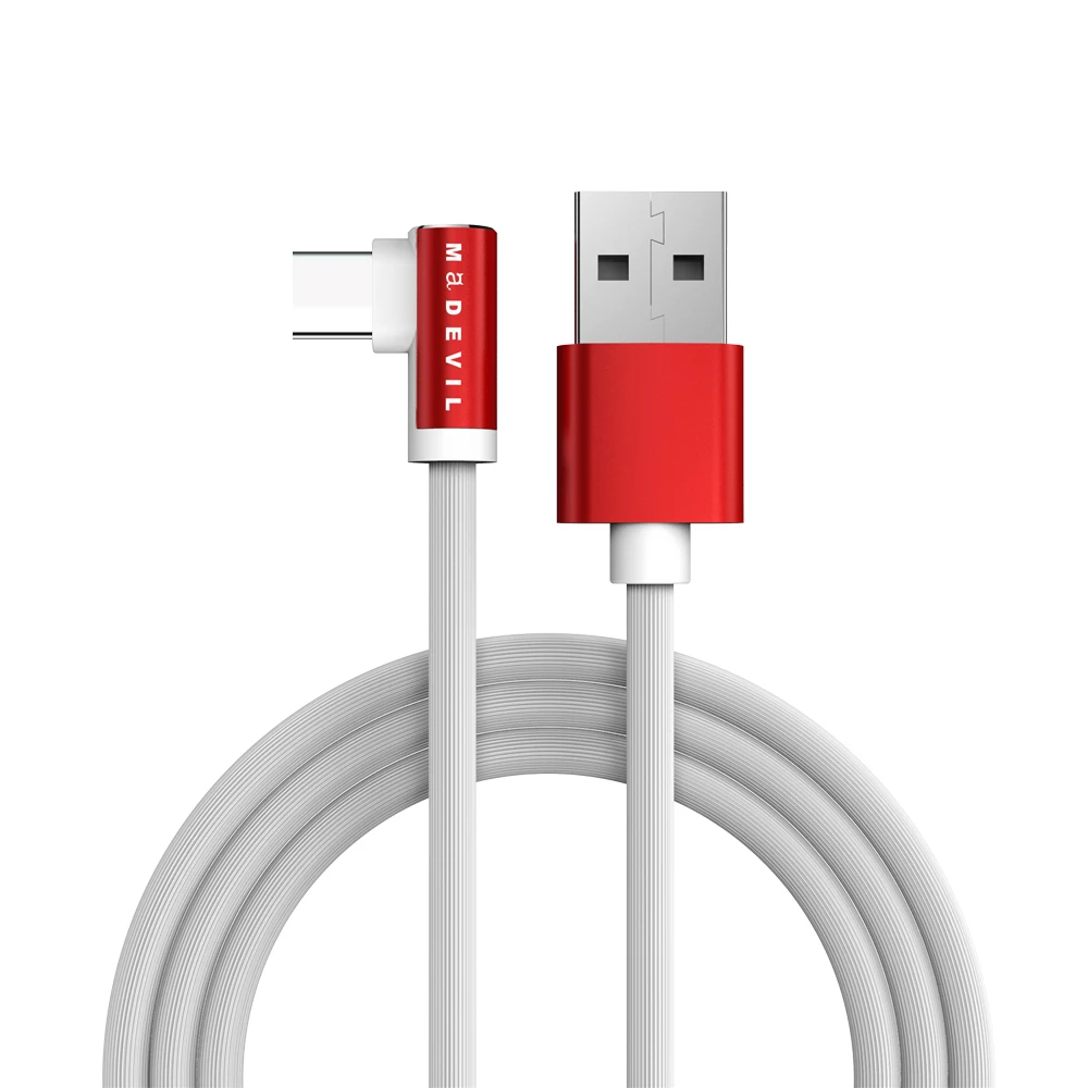 Madevil 3.0A Быстрая зарядка премиум-usb type-C кабель синхронизации данных USB C зарядный кабель для xiaomi/samsung/oneplus type C устройства - Цвет: type C