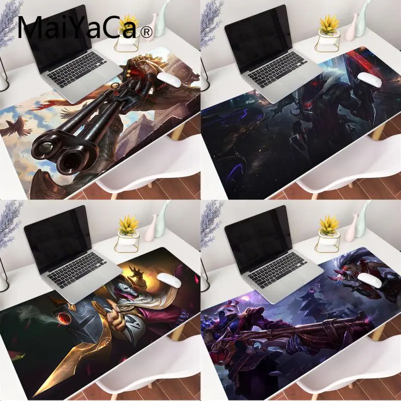 MaiYaCa league of legend jhin красивый коврик для мышки в стиле аниме игровые аксессуары мыши